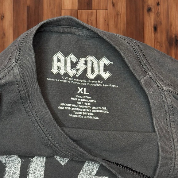 ACDC Highway to Hell T-Shirt Men's XL Black‎ Rock Band Music Concert Tour Merch - Picture 2 of 4
